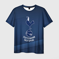 Футболка мужская Tottenham hotspur Синяя абстракция, цвет: 3D-принт