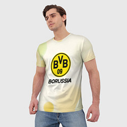 Футболка мужская Borussia Абстракция кружочки, цвет: 3D-принт — фото 2