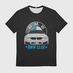 Футболка мужская BMW club carbon, цвет: 3D-принт