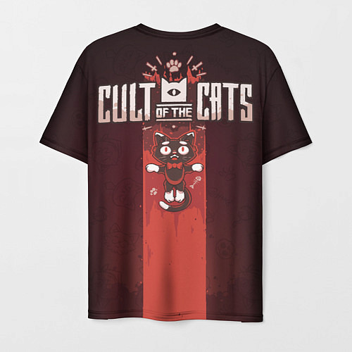Мужская футболка Dark Cult Of The Cats / 3D-принт – фото 2