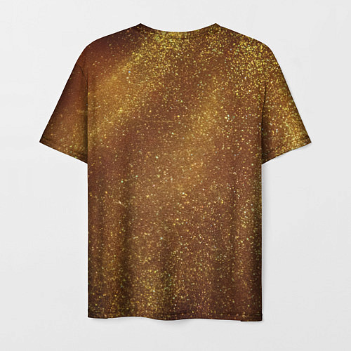 Мужская футболка Золотая пыль / 3D-принт – фото 2