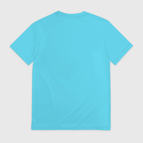 Мужская футболка Белый ежик одуванчик / 3D-принт – фото 2