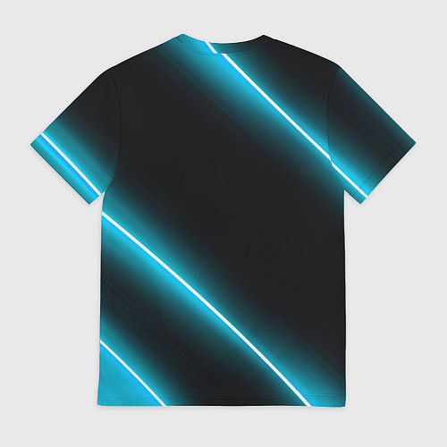 Мужская футболка FAW неоновые лампы / 3D-принт – фото 2