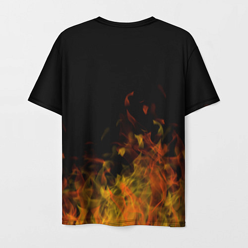 Мужская футболка Imagine Dragons - пламя / 3D-принт – фото 2