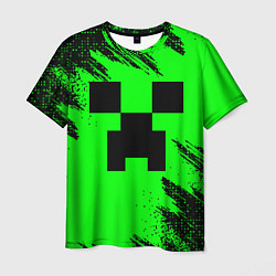 Футболка мужская Minecraft squares, цвет: 3D-принт