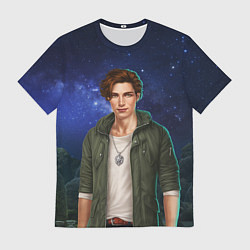 Футболка мужская История любви Лео, цвет: 3D-принт