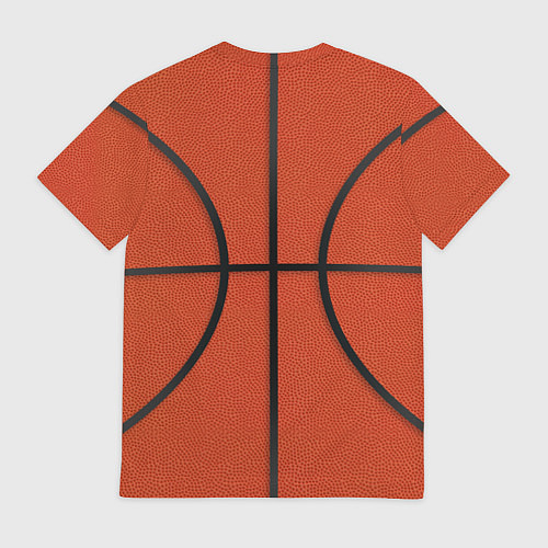 Мужская футболка Стандартный баскетбольный мяч / 3D-принт – фото 2