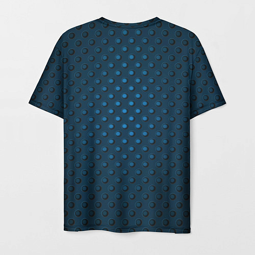 Мужская футболка Объемная текстура с отверстиями / 3D-принт – фото 2