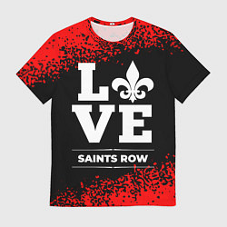 Футболка мужская Saints Row love классика, цвет: 3D-принт