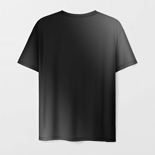 Мужская футболка Лучший бухгалтер - 100% профи на тёмном фоне / 3D-принт – фото 2