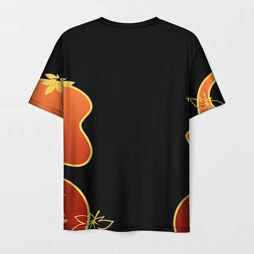 Мужская футболка Кимоно Кадзухи - осенняя листва / 3D-принт – фото 2