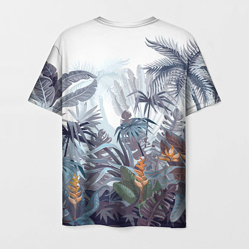 Мужская футболка Пышный тропический лес / 3D-принт – фото 2