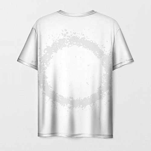 Мужская футболка Jiu jitsu splashes logo / 3D-принт – фото 2