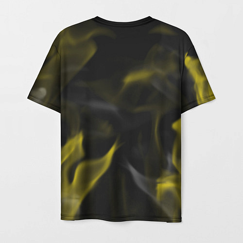 Мужская футболка Cuphead жёлтый огонь / 3D-принт – фото 2