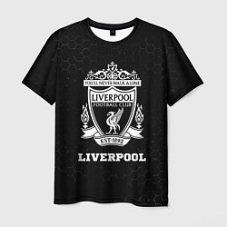 Футболка мужская Liverpool sport на темном фоне, цвет: 3D-принт