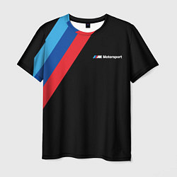 Футболка мужская BMW Motosport - Три линии, цвет: 3D-принт