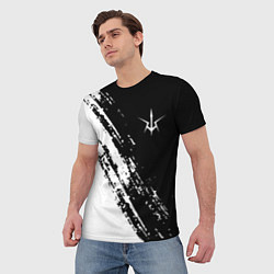 Футболка мужская Code geass краска, цвет: 3D-принт — фото 2