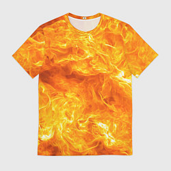 Мужская футболка Бушующий огонь