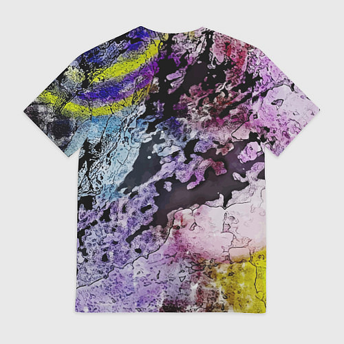 Мужская футболка Avant-garde color texture - Milano / 3D-принт – фото 2