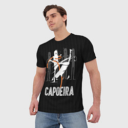 Футболка мужская Capoeira - duel, цвет: 3D-принт — фото 2