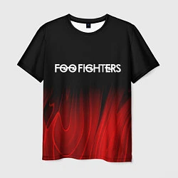 Футболка мужская Foo Fighters red plasma, цвет: 3D-принт
