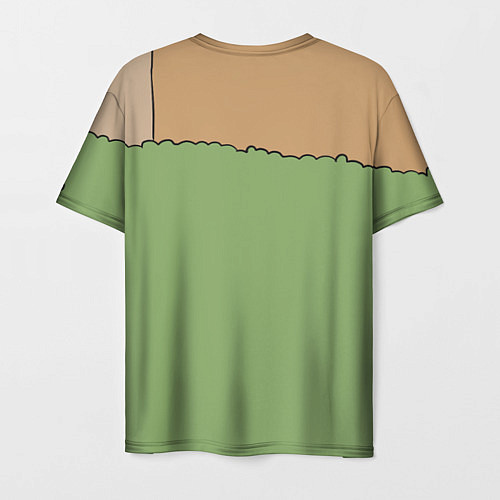 Мужская футболка Pepe Gomer прячется в кусты / 3D-принт – фото 2