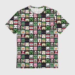 Футболка мужская Minecraft: characters, цвет: 3D-принт