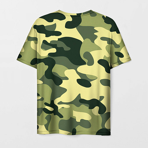 Мужская футболка Камуфляж милитари / 3D-принт – фото 2