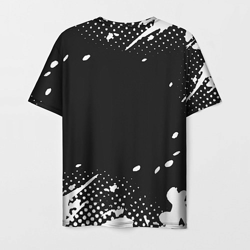 Мужская футболка Black eyed peas краска / 3D-принт – фото 2