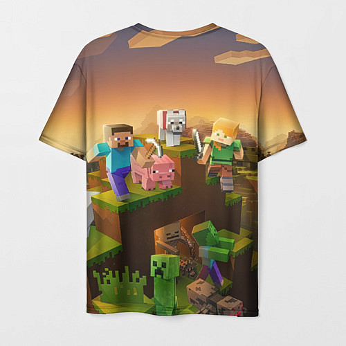 Мужская футболка Валерий Minecraft / 3D-принт – фото 2