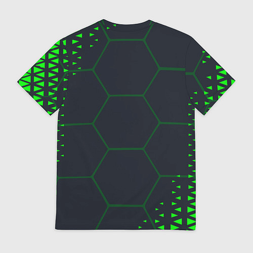 Мужская футболка Battletoads Абстракция соты / 3D-принт – фото 2