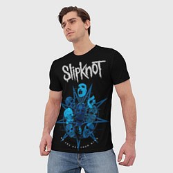 Футболка мужская Slipknot - pentagram, цвет: 3D-принт — фото 2