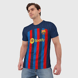 Футболка мужская Ферран Торрес Барселона форма 20222023, цвет: 3D-принт — фото 2