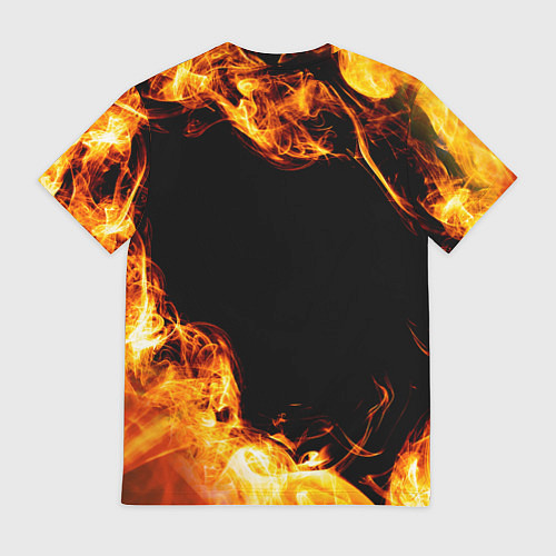 Мужская футболка Skillet и пылающий огонь / 3D-принт – фото 2