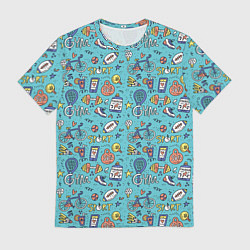 Мужская футболка Спортивный инвентарь и напитки