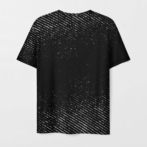 Мужская футболка Haval с потертостями на темном фоне / 3D-принт – фото 2