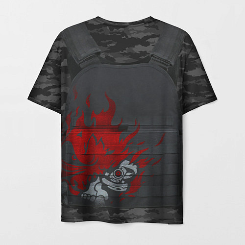 Мужская футболка Киберпанк - бронижилет - 2077 / 3D-принт – фото 2