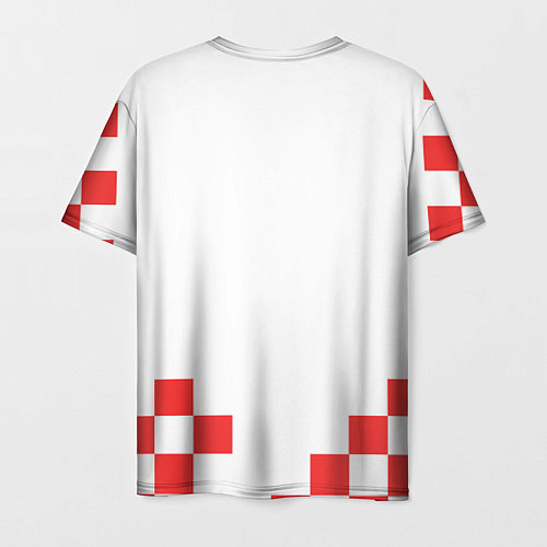 Мужская футболка Сборная Хорватии форма к чемпионату мира 2022 / 3D-принт – фото 2