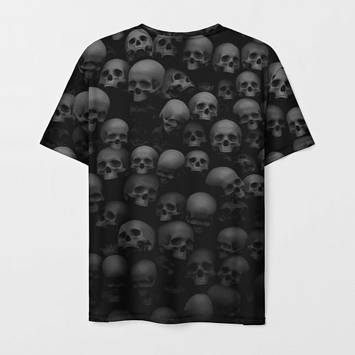 Мужская футболка Композиция из черепов - Dark / 3D-принт – фото 2