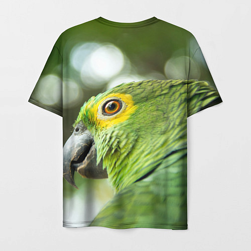 Мужская футболка Попугaй / 3D-принт – фото 2