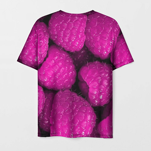 Мужская футболка Ягоды малины / 3D-принт – фото 2