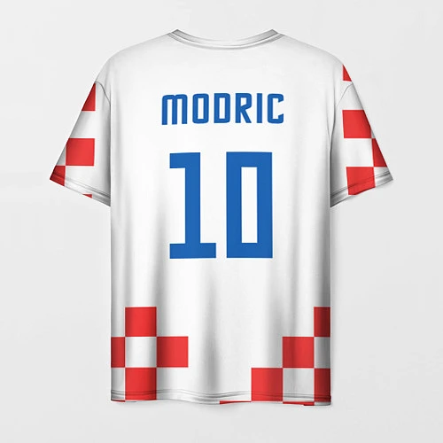 Мужская футболка Модрич Сборная Хорватии форма к чемпионату мира 20 / 3D-принт – фото 2