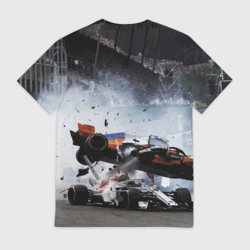 Мужская футболка Формула 1 - ни за что, блин! / 3D-принт – фото 2