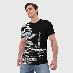Футболка мужская BMW M Power - pattern, цвет: 3D-принт — фото 2