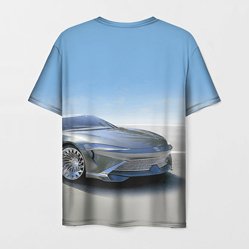 Мужская футболка Buick concept в пустыне / 3D-принт – фото 2