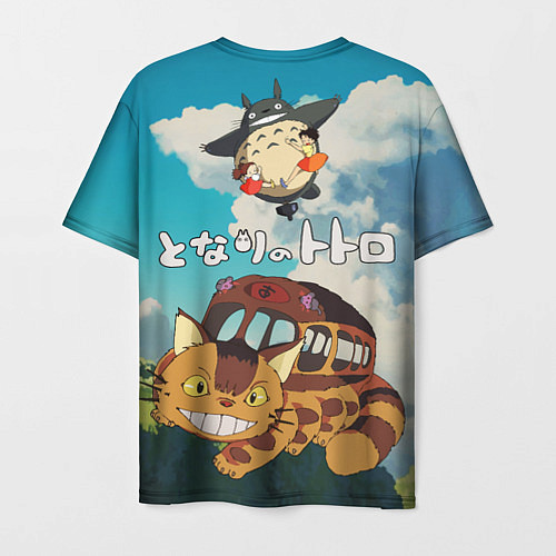 Мужская футболка Flight Totoro / 3D-принт – фото 2