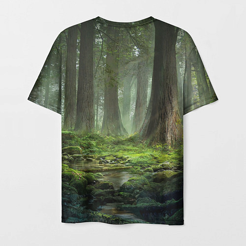 Мужская футболка Мудрое Таинственное Дерево / 3D-принт – фото 2