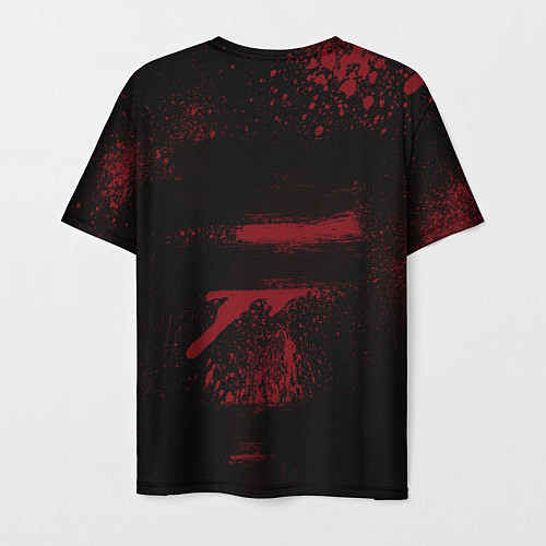 Мужская футболка Slipknot dark red / 3D-принт – фото 2