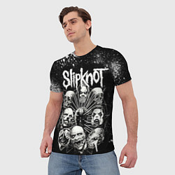 Футболка мужская Slipknot Black, цвет: 3D-принт — фото 2