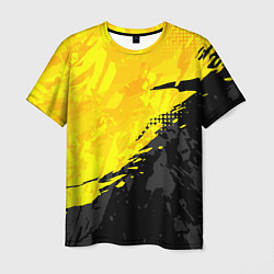 Мужская футболка Black and yellow